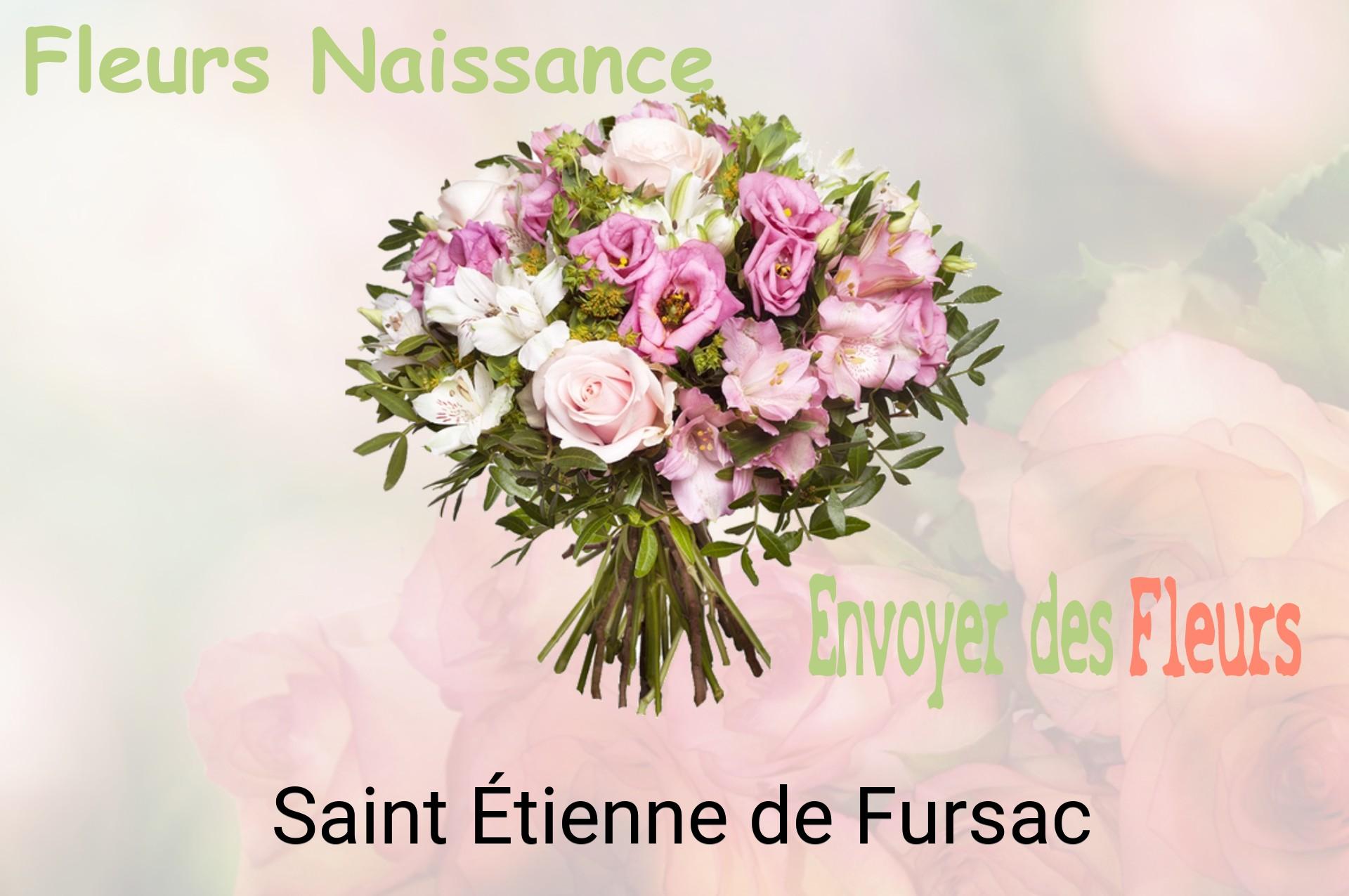 Bouquet de fleurs de naissance livré à Saint-Étienne-de-Fursac